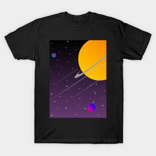 MINIMALIST SPACE T-Shirt by RENAN1989